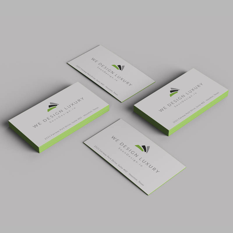 Tri-Layer Business Card Design