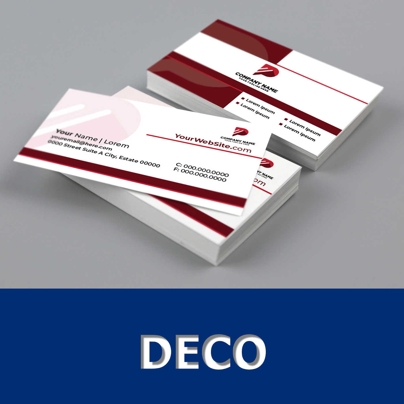 AVS Rize - Standard Business Card Deco Style