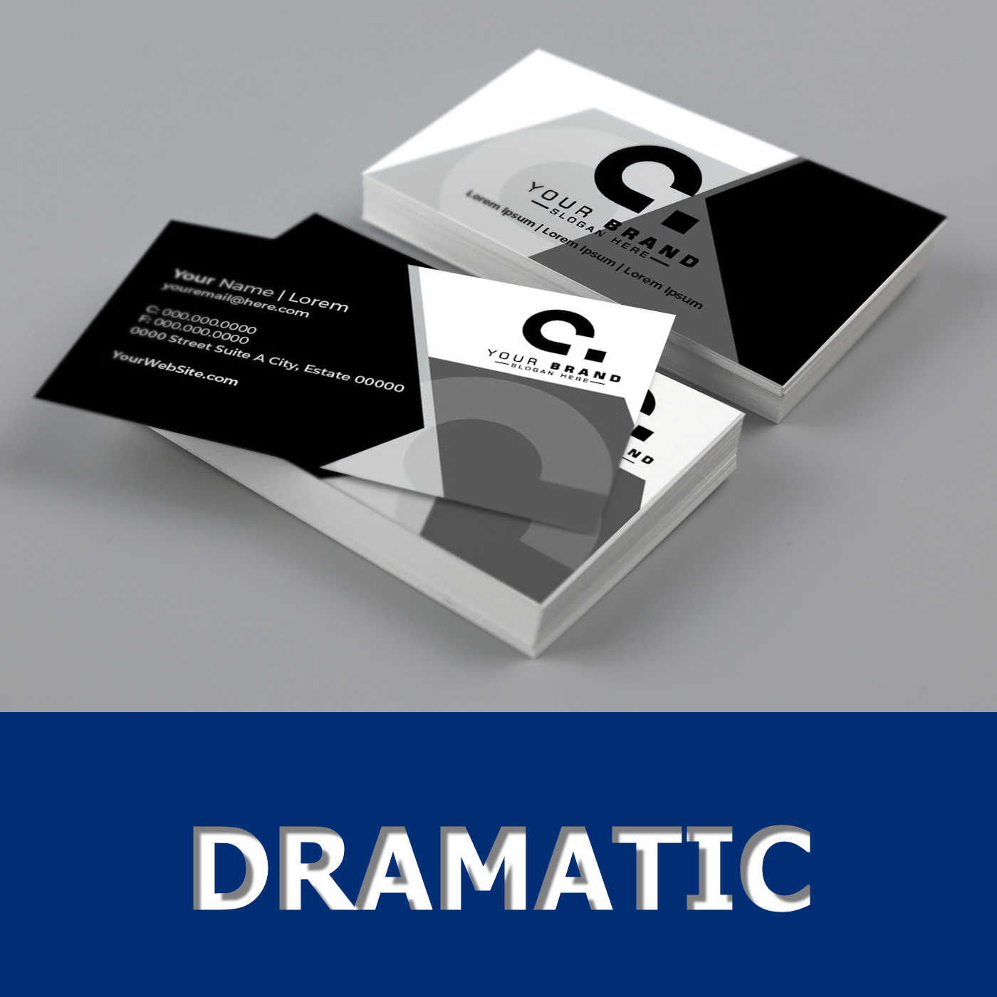 AVS Rize - Standard Business Card Dramatic Style