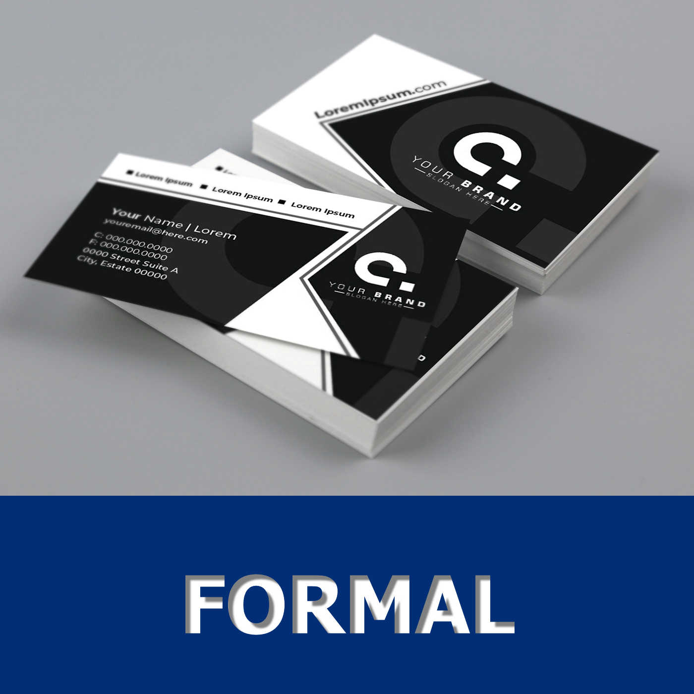 AVS Rize - Standard Business Card Formal Style