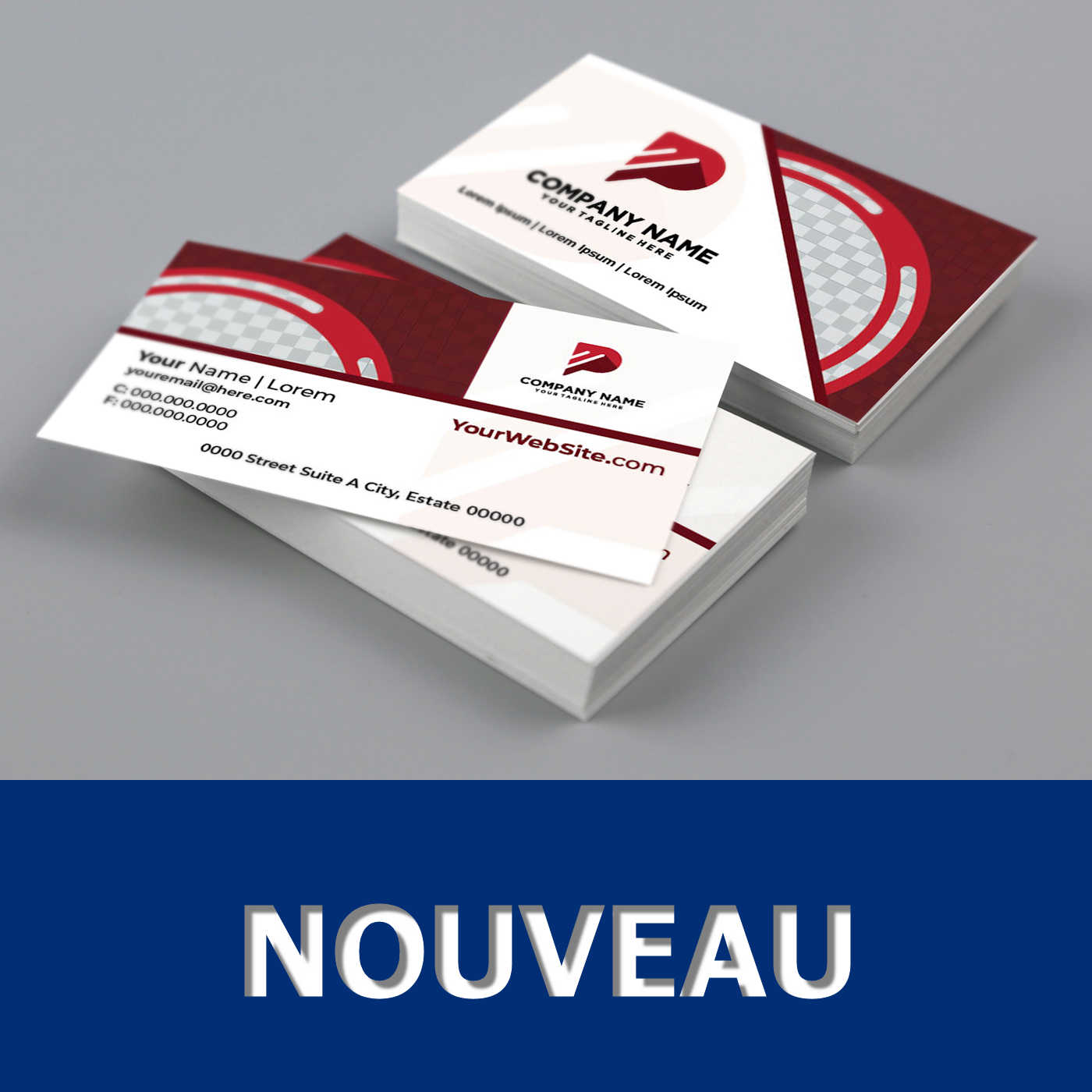AVS Rize - Standard Business Card Nouveau Style