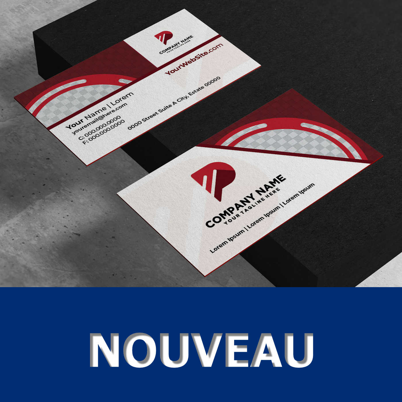 AVS Rize - Tri-Layer Business Card Nouveau Style