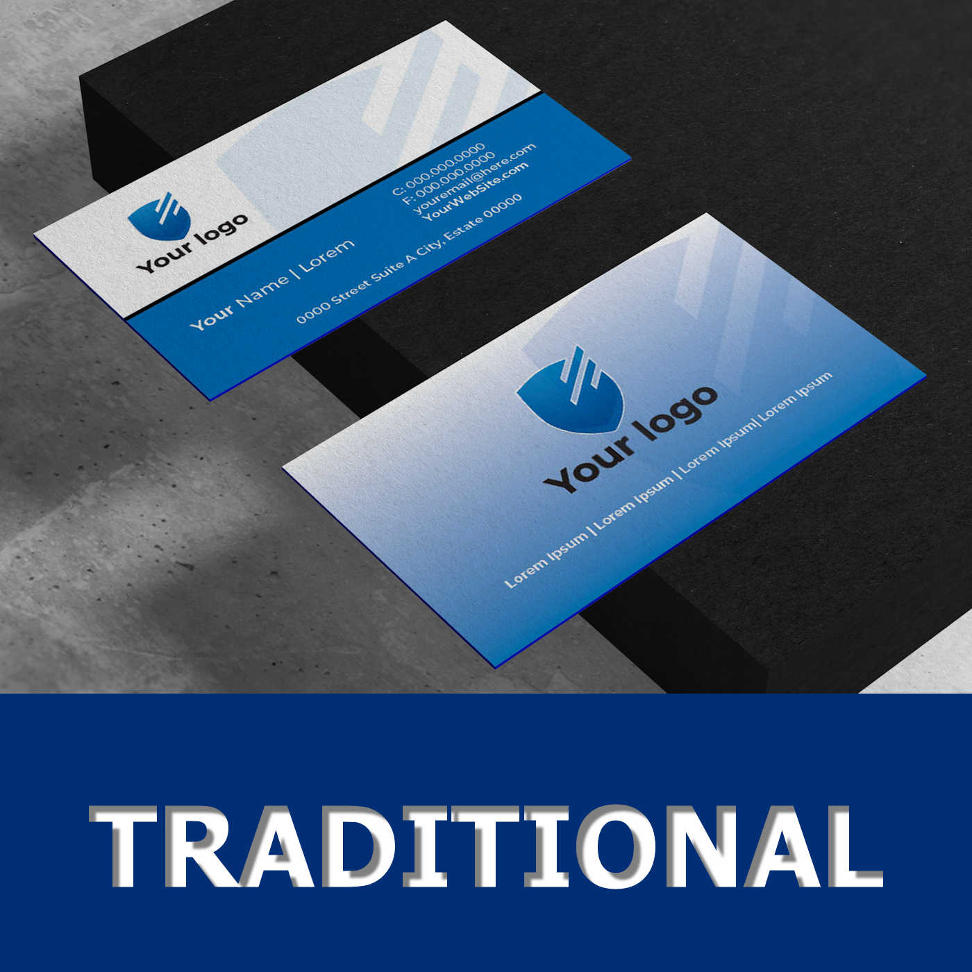 AVS Rize - Tri-Layer Business Card Traditional Style