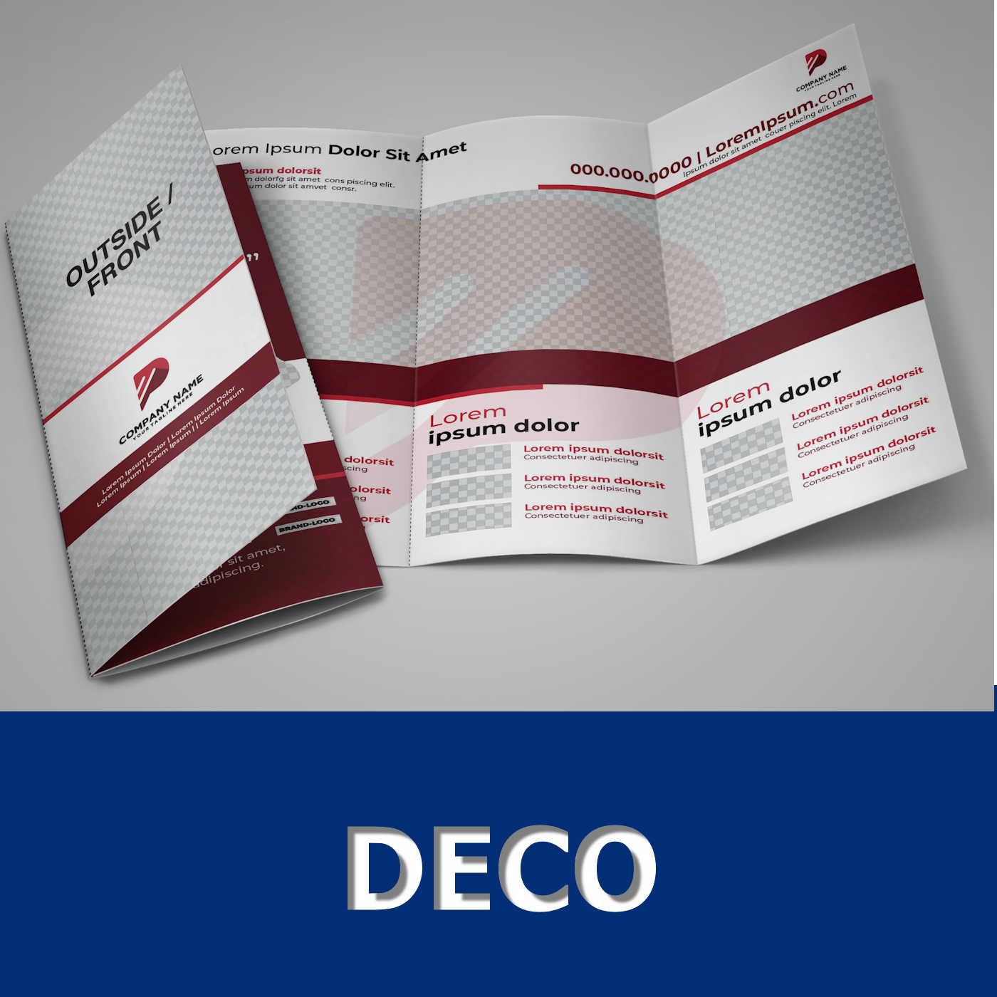 AVS Rize - Folded Brochure Deco Style