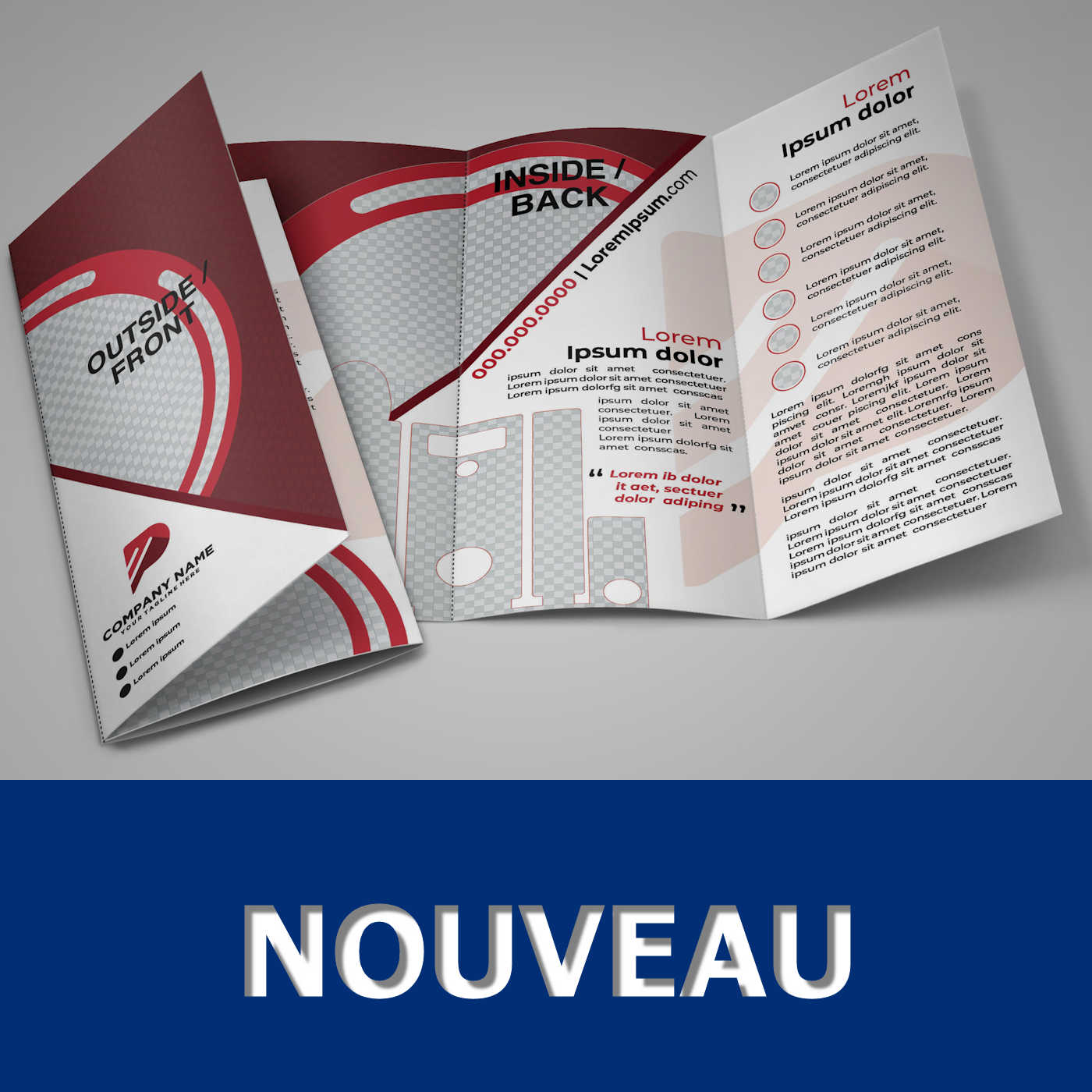 AVS Rize - Folded Brochure Nouveau Style