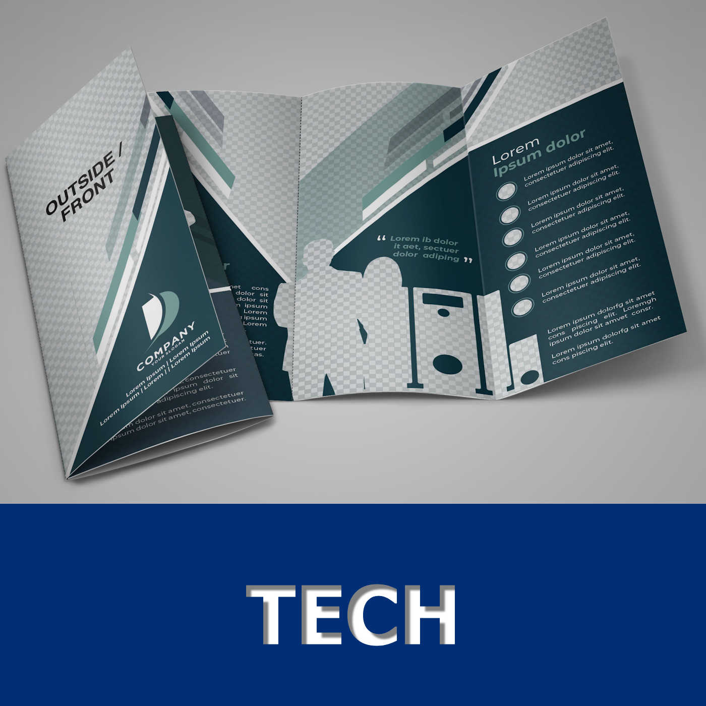 AVS Rize - Folded Brochure Tech Style